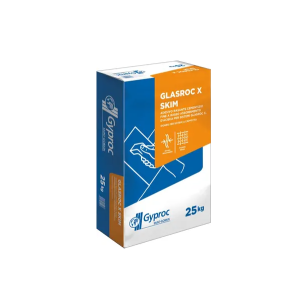 Adesivo rasante cementizio fine  glasroc x skim per sistemi a cappotto 25kg