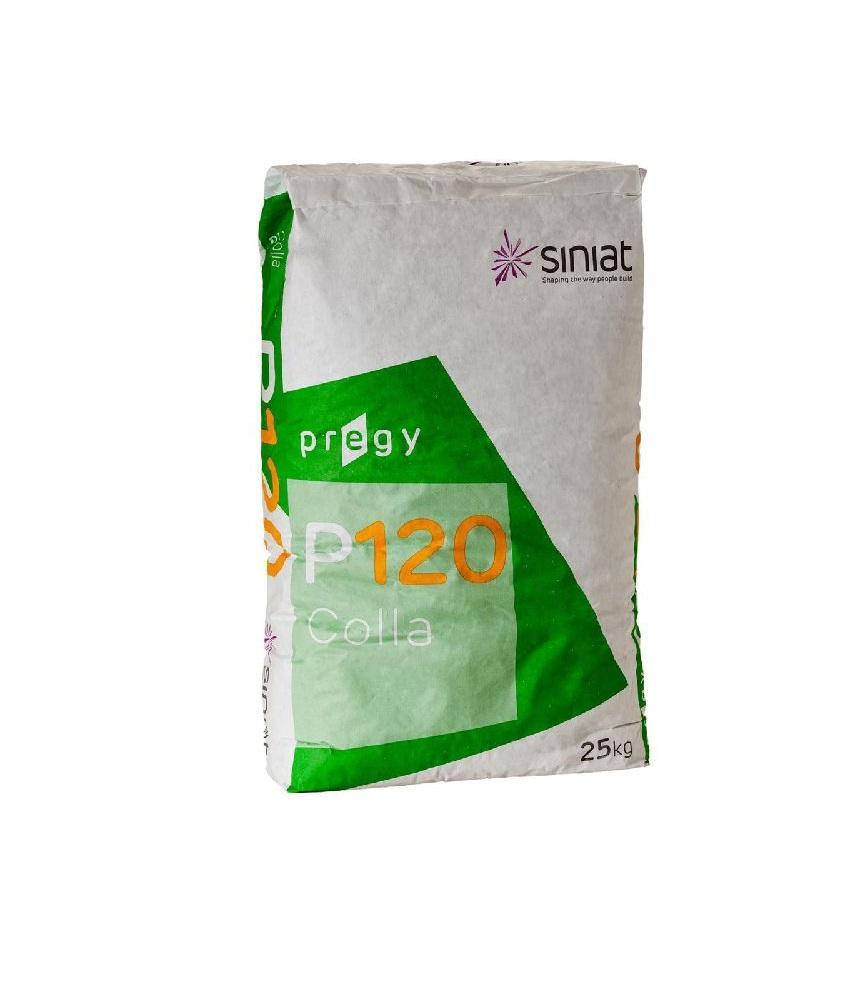 Colla in polvere Siniat P120 per l'incollaggio di pannelli accoppiati e in cartongesso 10kg