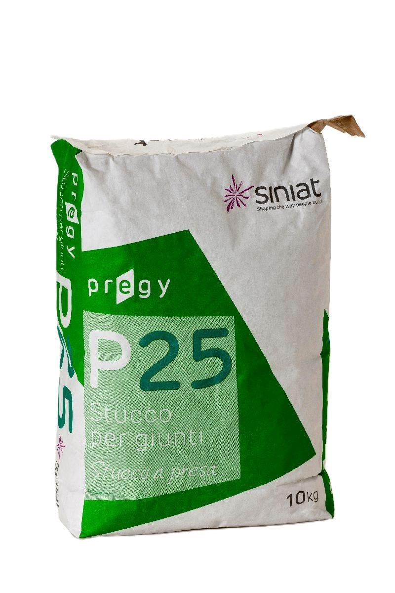 Stucco per giunti a presa rapida in polvere Siniat P25 da 10kg