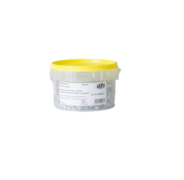 Tassello unyco con collarino standard con vite 8x40mm Akifix NF05002N 200 pezzi