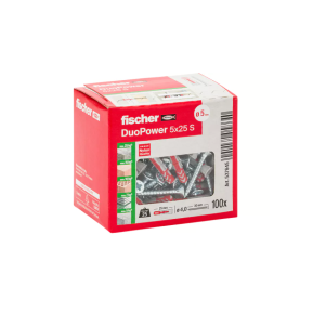 Tassello con vite duopower  5x25 s 100 pezzi