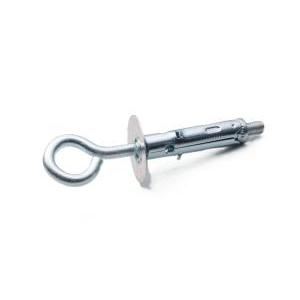 Tassello in acciaio con occhiolo chiuso e rondella  9 x 50 mm nf19002 100 pezzi
