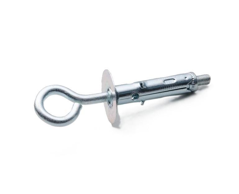 Tassello in acciaio con occhiolo chiuso e rondella Akifix 9 x 50 mm NF19002 100 pezzi
