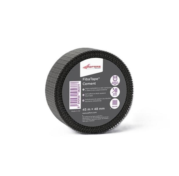 Nastro a rete coprigiunto autoadesivo FibaTape per fibrocemento 100mm x 45m