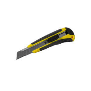 Cutter midi  professionale 18mm abs gommato autobloccante nat03004