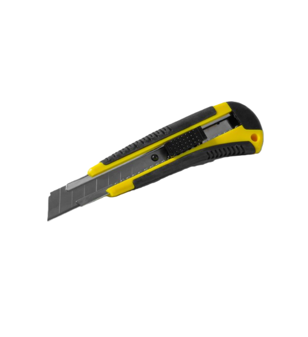 Cutter Midi Akifix professionale 18mm Abs gommato autobloccante NAT03004