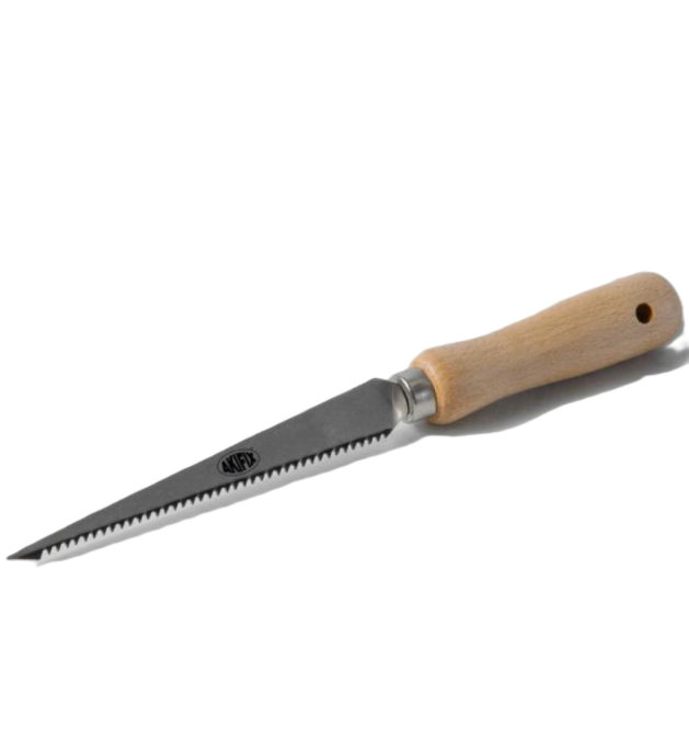 Seghetto a mano Akifix con manico in legno a lama fissa NAT16001