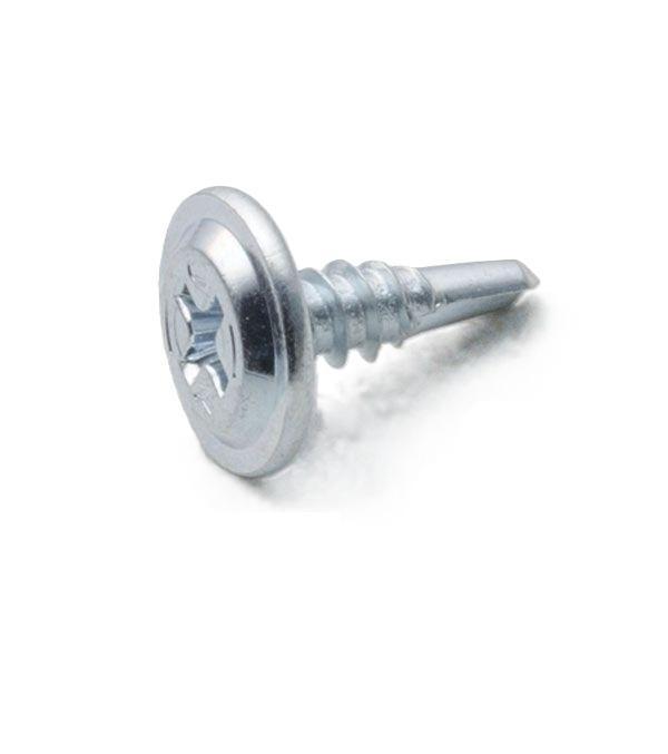 Vite autoperf. teks zincata bianca Akifix 4.2x13mm testa larga NF64001 1000 pezzi