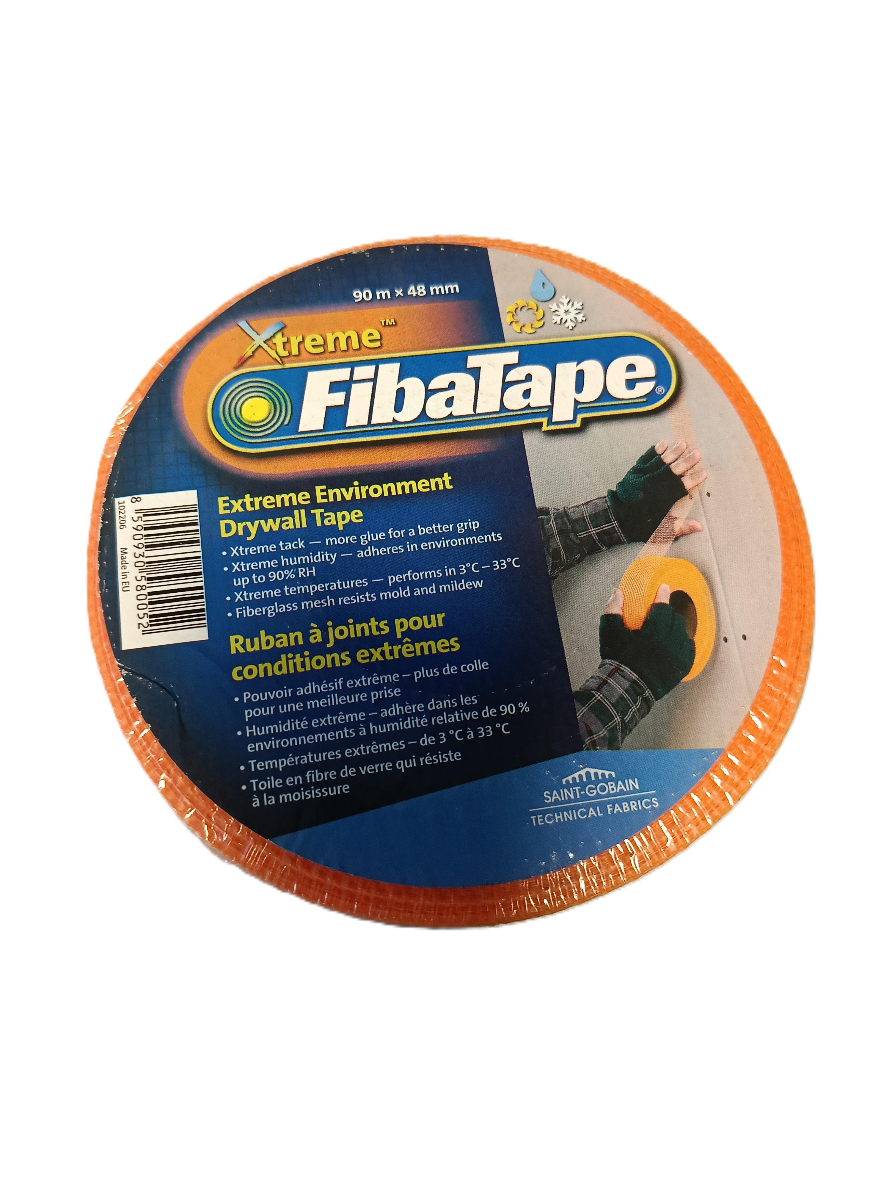 Nastro rete adesiva FibaTape Arancio adesione extra 90m x 48mm