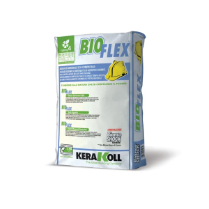 Adesivo minerale per l’incollaggio ad alte prestazioni  bioflex bianco 25kg