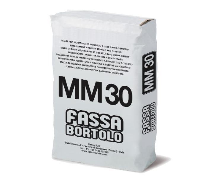 Malta cementizia per muratura Fassa MM30 25kg