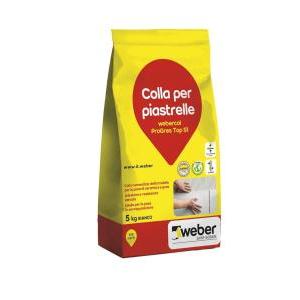 Adesivo cementizio deformabile  col progres top s1 bianco 5kg