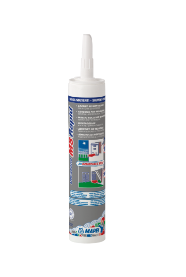 Adesivo di montaggio deformabile Mapei Ultrabond MS Rapid 300ml