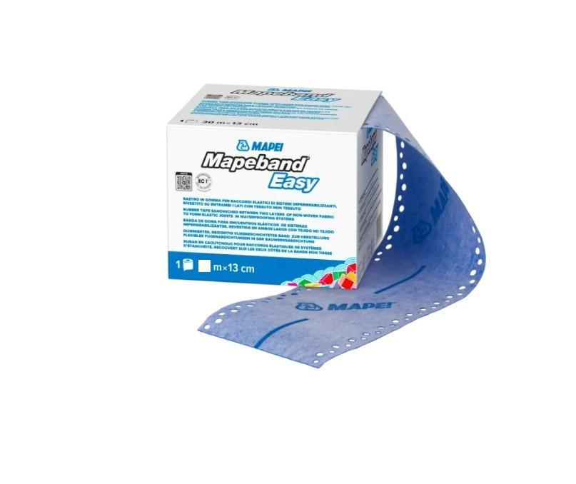 Nastro in gomma per raccordi elastici Mapei Mapeband easy H130mm 10 metri