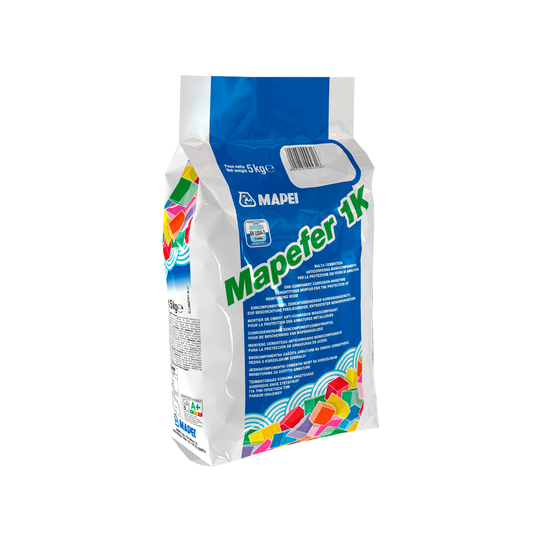 Malta cementizia per la protezione dei ferri d' armatura Mapei Mapefer 1K 5kg