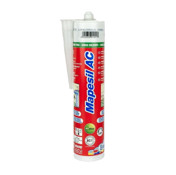 Sigillante Mapesil AC 111 grigio argento Mapei 310ml