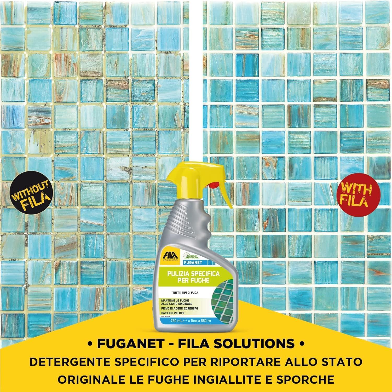 Pulizia specifica per fughe Fila Fuganet 750ml