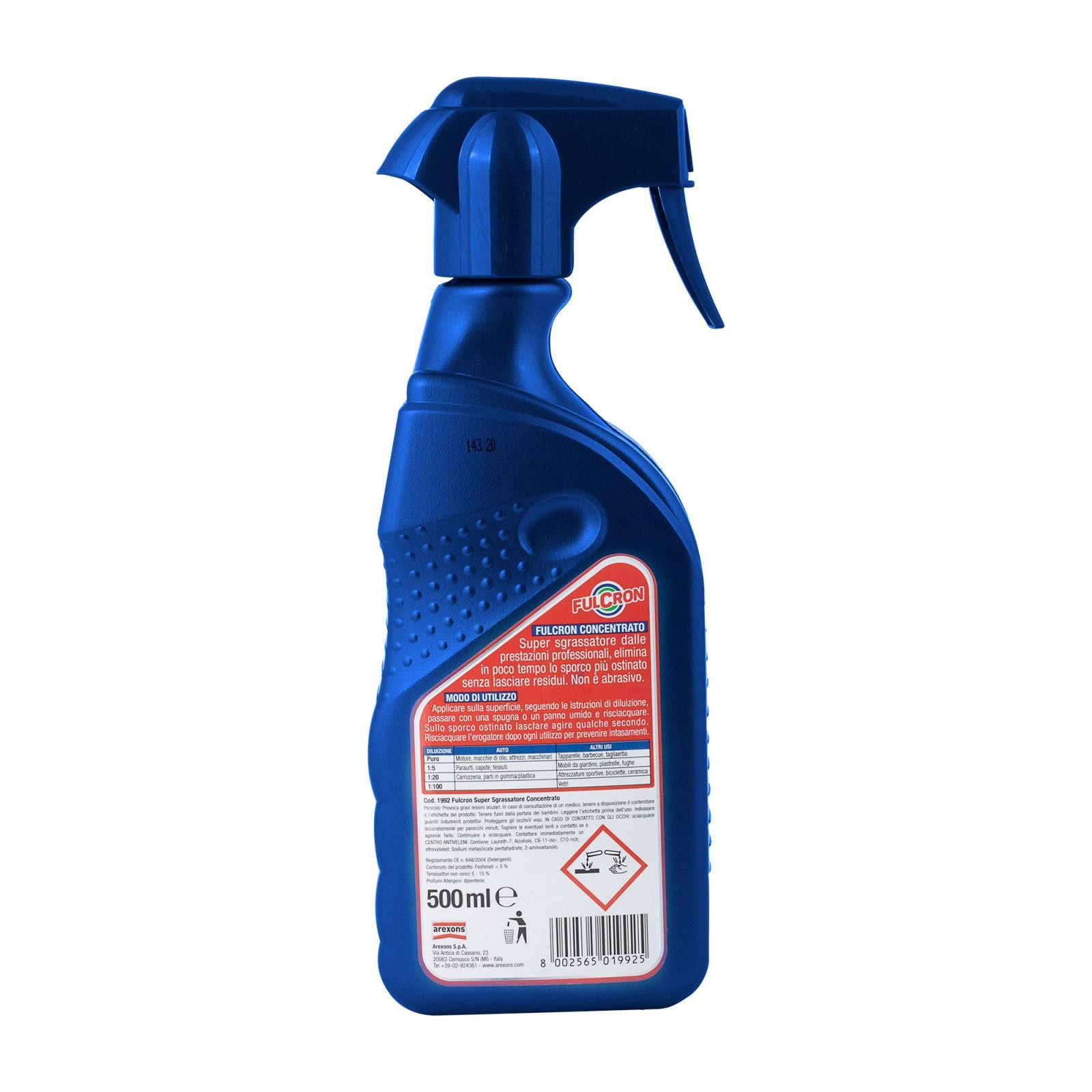 AREXONS Sgrassatore Spray Universale Super Concentrato 500 ml: La Soluzione Definitiva per la Pulizia di Auto e Casa