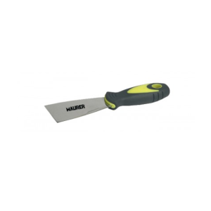 Spatola in acciaio inox  130mm con manico in gomma art. 91186