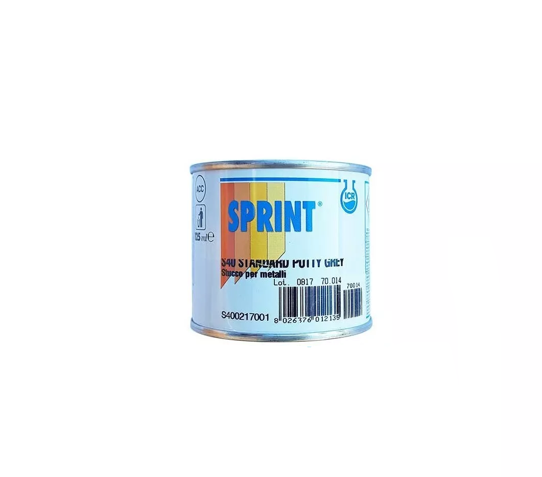 Stucco Sprint standard per metalli Icr grigio + catalizzatore 125ml