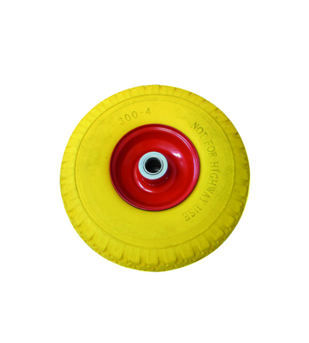 Ruota piena per carrello Maurer con cuscinetto 26cm foro 20mm