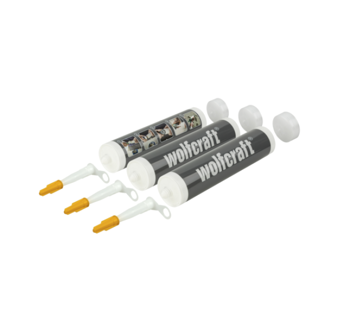 Cartucce vuote Wolfcraft per sigillanti 3 pezzi da 310ml