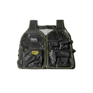 Giubbotto in tessuto antistrappo  con 12 comparti ne12007