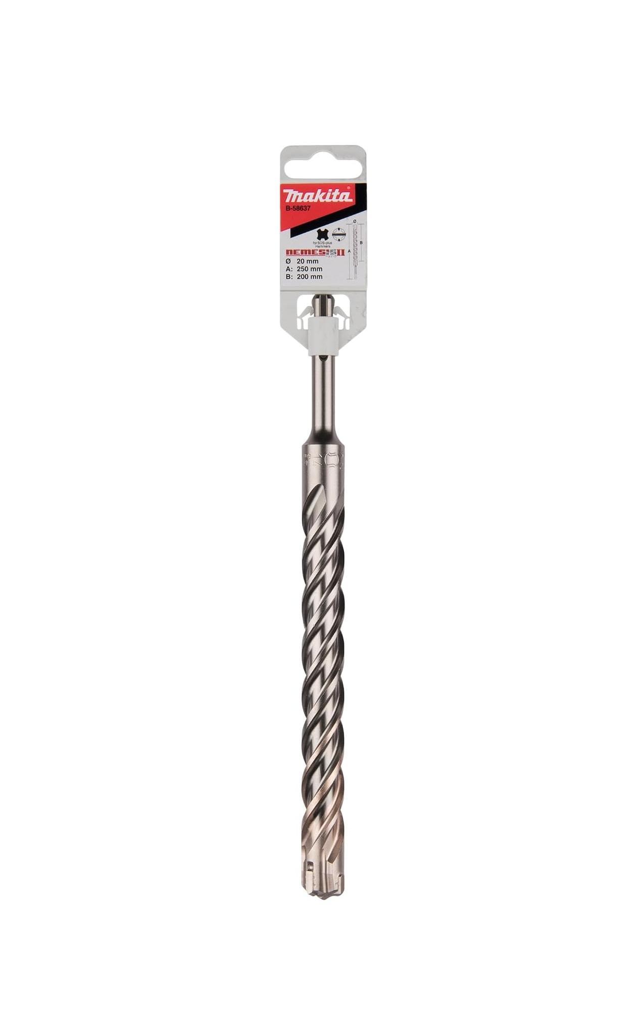 punta-sds-plus-nemesis-makita-20x250mm-art.-b-58637-02 Punta sds plus Nemesis Makita 20X250mm Art. B-58637