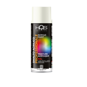 Bomboletta spray hqs  bianco opaco ral9010 400ml