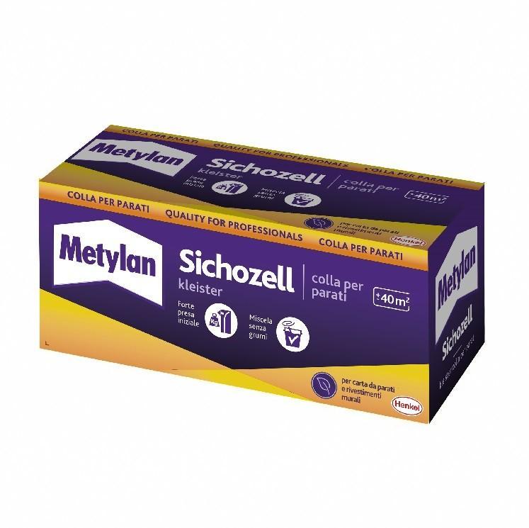 Colla per parati Henkel Metylan Sichozell 125 grammi