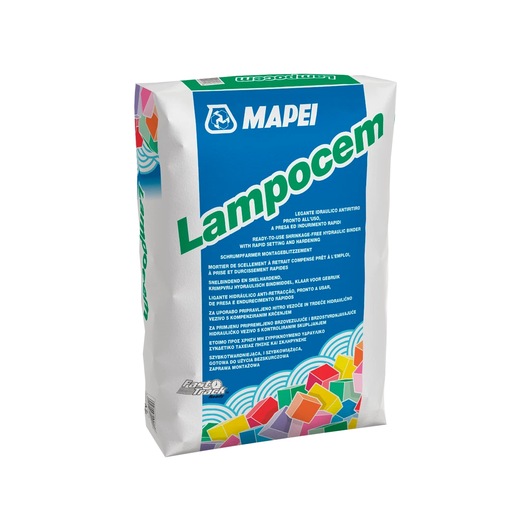 Cemento a presa rapida in polvere Mapei Lampocem pronto all'uso 25 kg