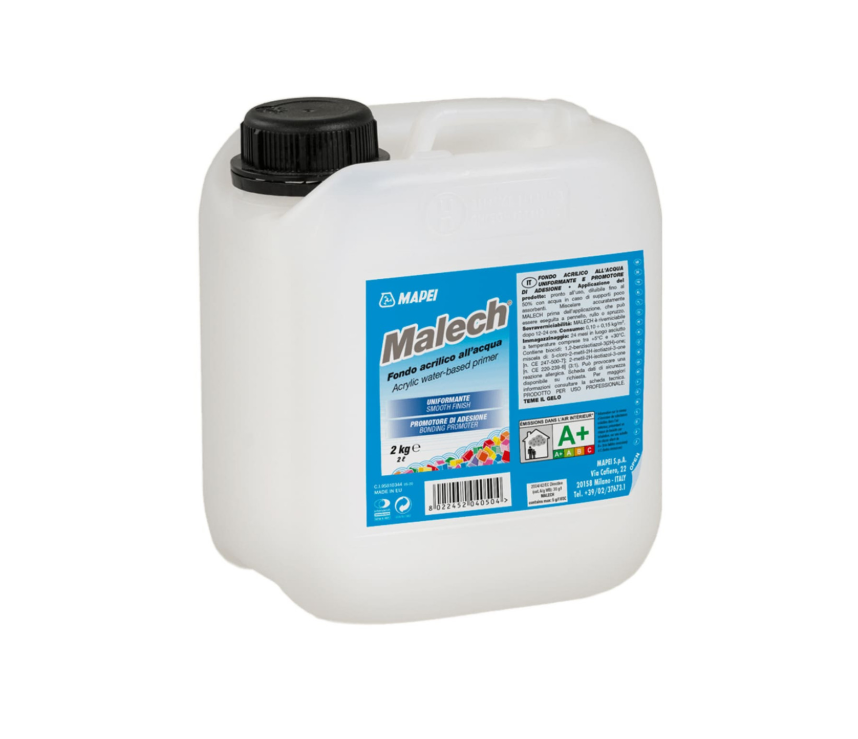 Primer acrilico allu2019acqua Mapei Malech 2kg