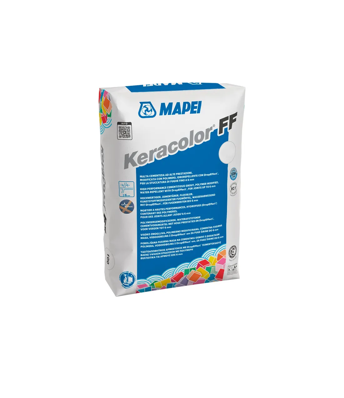 Stucco per fughe Mapei Keracolor FF 113 grigio cemento 25kg