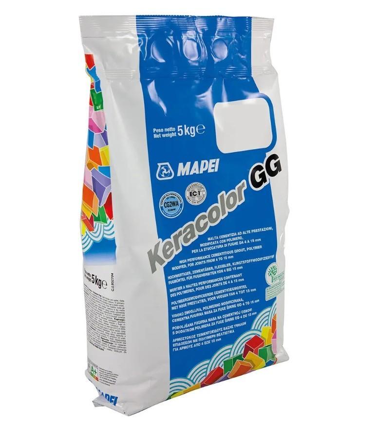 Stucco per fughe Mapei Keracolor GG 111 grigio argento 5kg