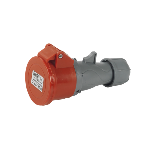 Presa industriale  9224 16a 3p+t 380v rossa
