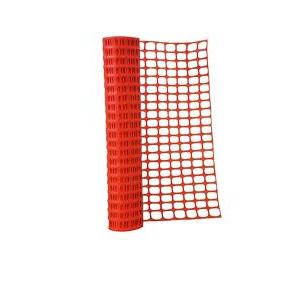 Rete protezione cantiere  arancio 60mq 120cm x 50 metri gr/mq 150