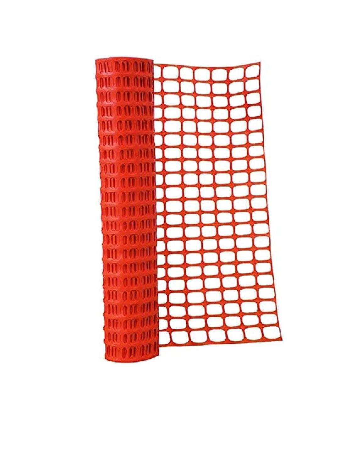 Rete protezione cantiere Tenax arancio 60MQ 120cm x 50 metri GR/MQ 150