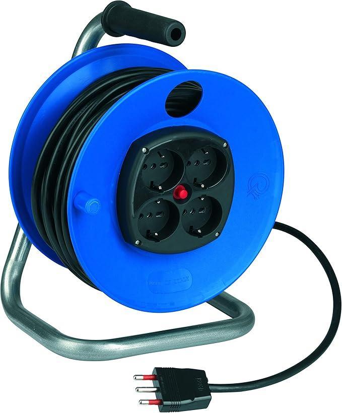 Avvolgicavo Rosi 4 uscite 3500W 230V 25 metri