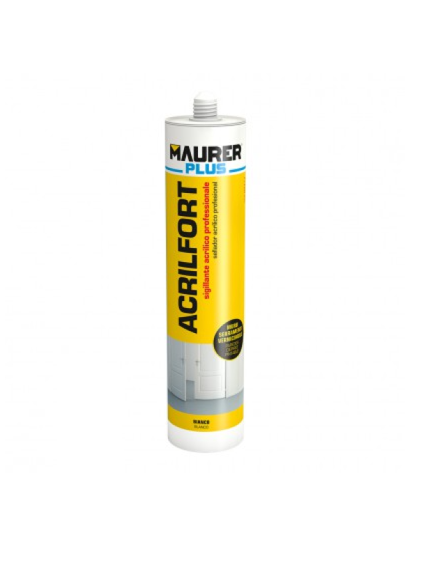 Sigillante acrilico per giunti Maurer Acrilfort bianco 310ml