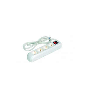 Multipresa 4 posti  con interruttore illuminato art. 92656