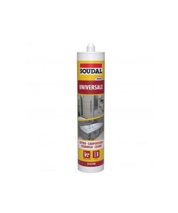 Silicone acetico universale Soudal bianco 280ml