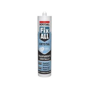Adesivo sigillante  fix all crystal trasparente 290ml