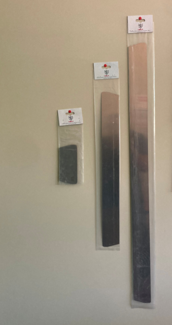 Lama di ricambio 800mm Nela sp. 0.3mm per spatola 5090 2 pezzi