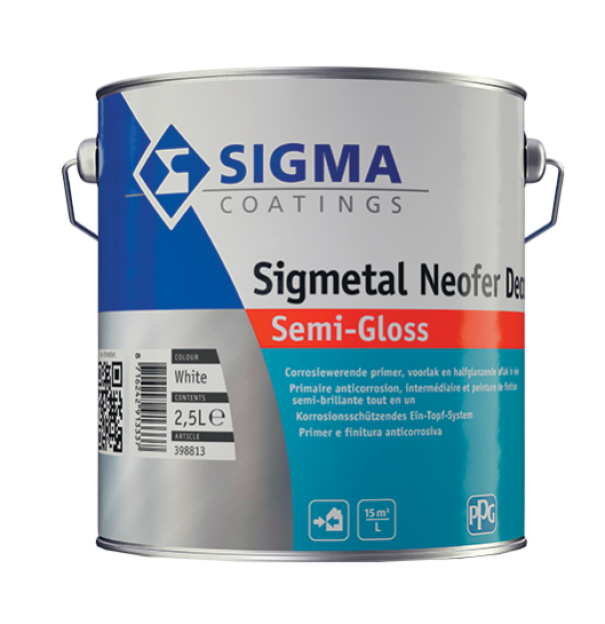Primer e finitura anticorrosiva Sigma metal neofer decor bianco 2.5 litri