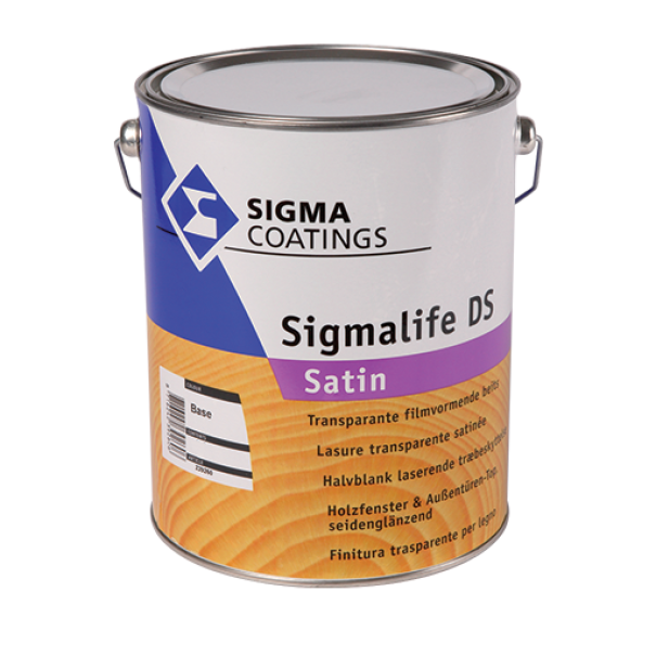 Finitura a solvente satinata per legno Sigma Sigmalife ds satin 0701 5 litri