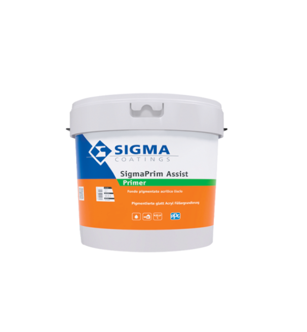 Fondo acrilico per interno ed esterno Sigma Prim assist bianco 4 litri