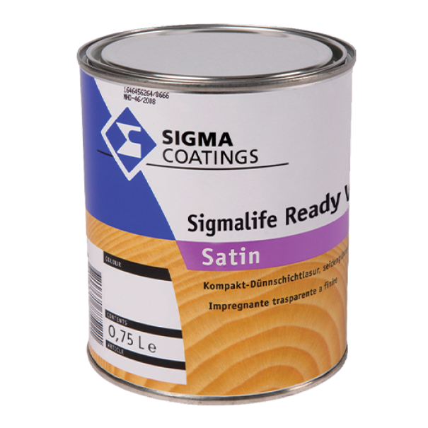 Impregnante a solvente per legno Sigma Sigmalife ready vs noce scuro 750ml
