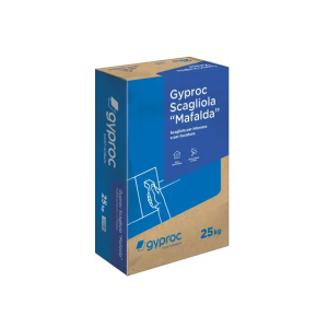Intonaco in polvere per uso interno gyproc scagliola mafalda 25kg