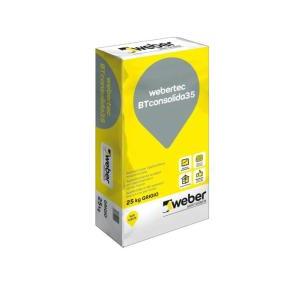 Betoncino per applicazione meccanizzata fibrato  tec consolida35 grigio 25kg