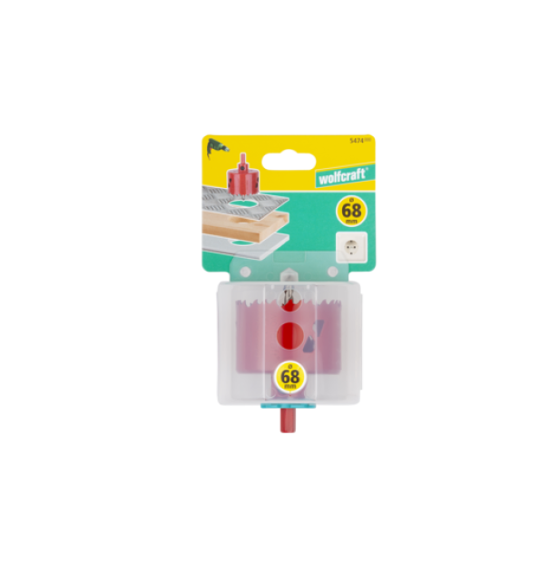 Sega a tazza Bim Wolfcraft per legno metallo plastica D. 22mm Art. 5463000